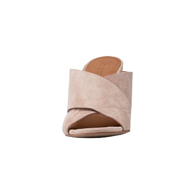 ellos Women's Suede Block Heel Sandal (Wide Widths Available)