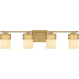 Quoizel Lighting Tenley 4 - Light Vanity in  Aged Brass - 1 of 1