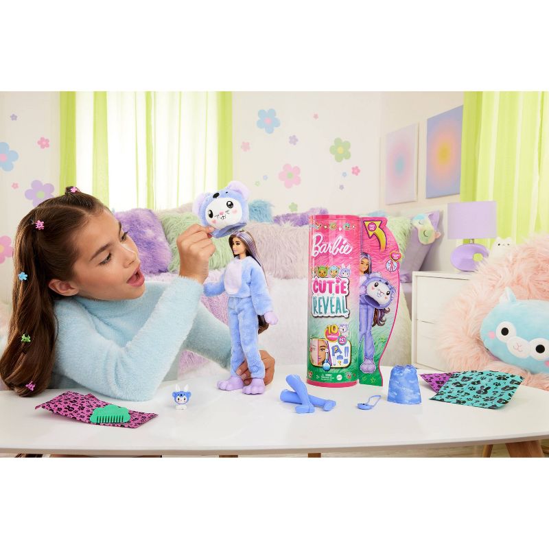 Barbie Cutie Reveal Bunny as a Koala Costume-Themed Doll &#38; Accessories with 10 Surprises, 3 of 7