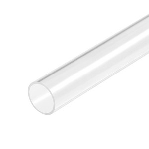 Unique Bargains Lamp Lantern Water Cooling System Acrylic Round Pipe Clear 18" - 1 of 4