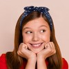 Unique Bargains Women's Bowknot Headband with Bunny Ears 2.17 Inch Wide 1 Pc - 3 of 4
