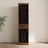 35.43"H Particle Board Modular Wine Bar Cabinet, 28-Bottle Buffet Cabinet with Straight-Line Design for Dining Room, Living Room - 4 of 4