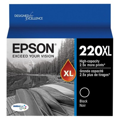 Epson 220XL Single Ink Cartridge - Black (T220XL120-CP)