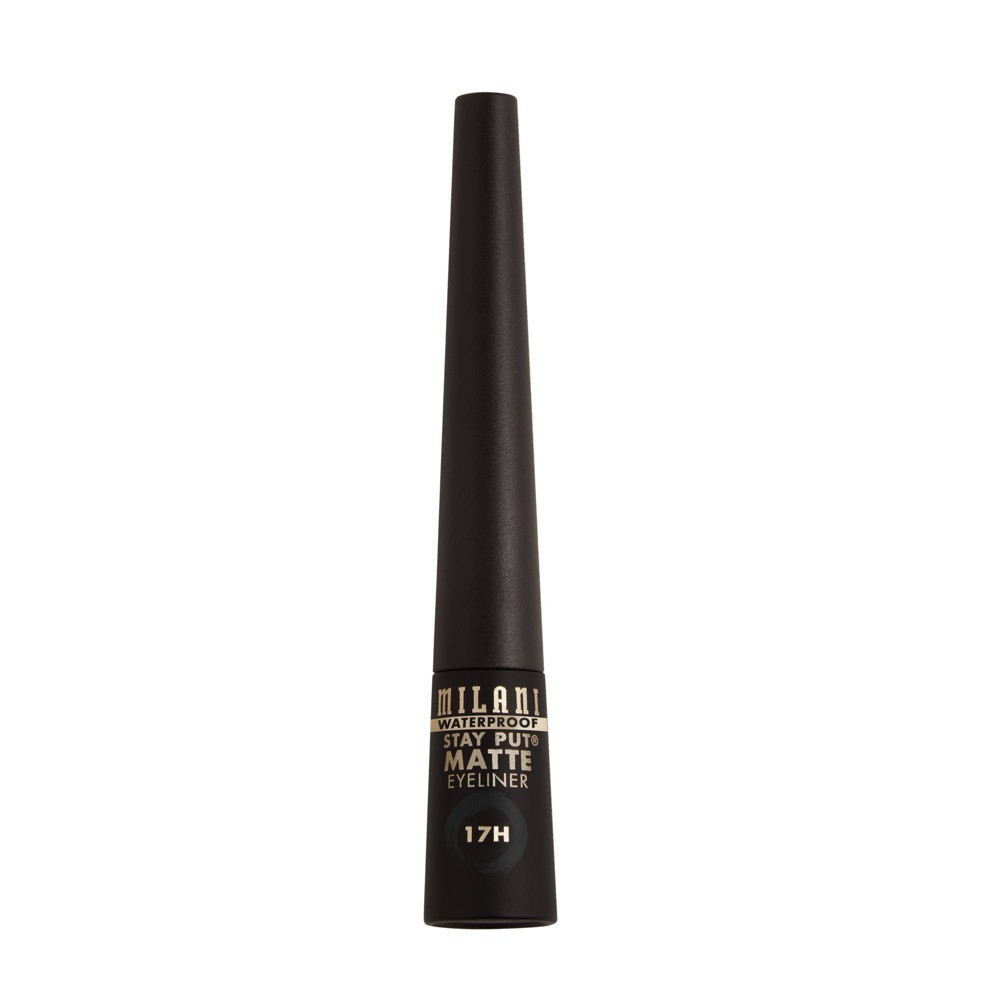 Photos - Other Cosmetics Milani Stay Put Matte Liquid Eyeliner - Waterproof Black 150 - 0.09 fl oz 