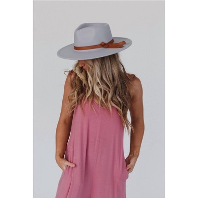 Women's Bronco Wide Brim Hat - three bird nest