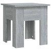 vidaXL Compact Gray Sonoma Coffee Table - Square, Engineered Wood Construction, Easy to Clean, Modern Design - 2 of 4