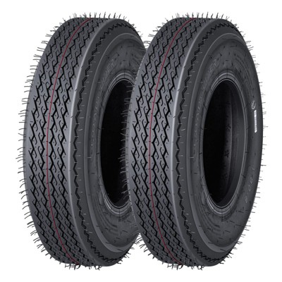 2 PACK Trailer Tires, 5.3-12 5.3x12 530-12 5.30-12 Trailer Tires, Load Range C, 6PR