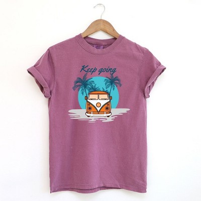 Simply Sage Market Women's Keep Going Van Short Sleeve Garment Dyed Tee