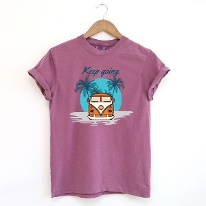 Simply Sage Market Women's Keep Going Van Short Sleeve Garment Dyed Tee - 1 of 3