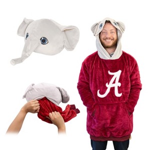 The University Of Alabama Big Al Snugible 2-in-1 Blanket Hoodie & Pillow - 1 of 4