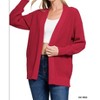 Women's Eyelet Open Cardigan Sweater - ZENANA - 2 of 3