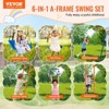 Dexmalle 6 in 1 Swing Set 440lbs Capacity Metal Swingset - 4 of 4