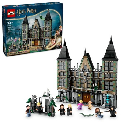 LEGO Harry Potter Malfoy Manor Toy Building Set With 9 Minifigures 76453