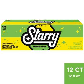 Starry Lemon Lime Soda - 12pk/12 fl oz Cans