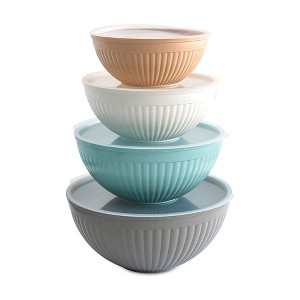 Nordic Ware 8- Piece Covered Bowl Set - 1 of 4