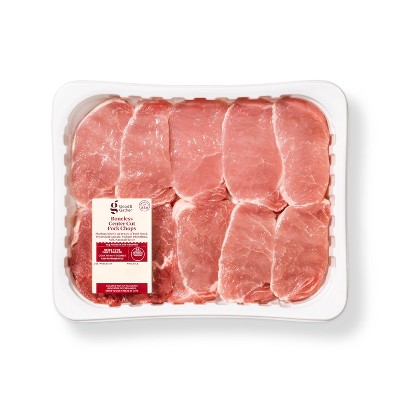 Boneless Center Cut Pork Chops Family Pack - 42oz - Good & Gather™