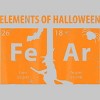 Men's Design By Humans Elements Of Halloween Tee (FeAr) Periodically By Luckyst T-Shirt - 2 of 4