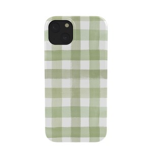 Ninola Design Watercolor Gingham Salad GreenSnap iPhone Case - Society6 - 1 of 1