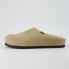 CUSHIONAIRE Heath Genuine Suede Cozy Mens Slippers – Faux Fur Clog House Shoes with Memory Foam, Indoor Outdoor Slippers for Men - 2 of 4