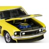 1969 Ford Mustang Boss 302 Bright Yellow with Black Hood and Stripes "Barrett-Jackson" 15 1/64 Diecast Model Cars by Greenlight - 2 of 4