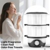 SKONYON Towel Steamer-Hot Towel Warmer Tabletop Moist Towel Heater, Professional Salon Equipment Towel Warmer for Facials, Spa, Barbers, Massage - 3 of 4