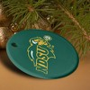 North Dakota State Bison Logo Porcelain Holiday Christmas Tree Ornament - 4 of 4