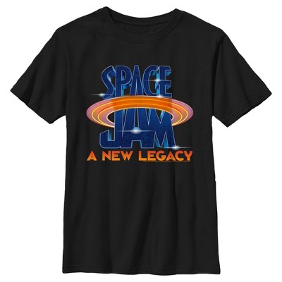 Boy's Space Jam: A New Legacy Classic Logo T-shirt - Black - Large : Target