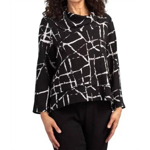 Women's Drape Collar Pullover Top - habitat - 1 of 3