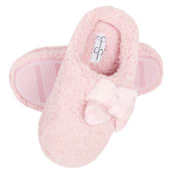 French Connection Women's Fluffy Textured Slippers - Winter House Shoes For  Women In Pink Size 9-10 : Target