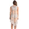 Riviera Sun Womens Tie Dye Summer Dress - Beach Cover Up with Embroidery & Fringes- Dresses for Women - 3 of 3