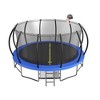 15 FT Trampoline, Toddler Trampoline With Backboards, I Zipper Door, 12 Net Rods, 96 Springs, Carriage Bag, Water Pump, Heavy Duty Jumping Trampoline - 3 of 4