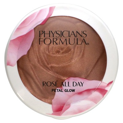 Physicians Formula Rosé All Day Petal Glow, Multi Use Highlighter, PF11124 Petal Pink, 0.32 oz (9.2 g)