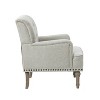 Naida Armchair with Carved Legs | ARTFUL LIVING DESIGN - 3 of 4