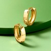 Pure Collection by Ross-Simons 18kt Gold Vermeil Hoop Earrings - 4 of 4