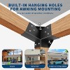 Pergola Bracket Kit,15° Angled Roof Brackets for 4x4 Lumber,3-Way Metal Connectors for DIY Pergola,Gazebo & Carport - 3 of 4