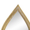 FURNIinspire Decorative Wall Mirrors Diamond Shaped Accent Mirror Set for Modern Farmhouse Decor, Gold, 0.6"*13"*0.7" - 3 of 4