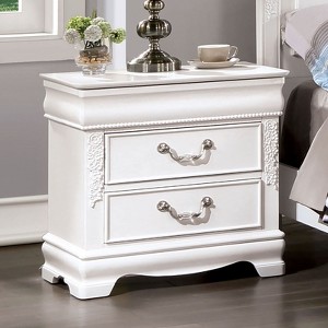 NicBex Nightstand with Drawers, Side Table with Hanging Pulls and Finish Top,Classic Bedside Table for Bedroom,Living Room - 1 of 4