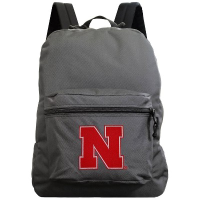  NCAA Nebraska Cornhuskers Gray Premium Backpack 