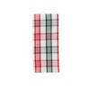 SKL Home Fa La Llama Red Waffle Design Embroidery 2-Piece Dish Towel Set - 16x26", Red - 3 of 4