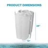 Unicel FS-2004 48 Sq Ft Vertical DE Grid Replacement Swimming Pool Filter Set, Compatible with American, Hayward, Pac-Fab, Sta-Rite, Astral and More - 3 of 4