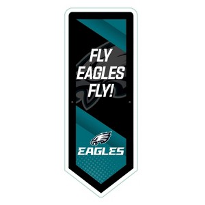 Evergreen Ultra-Thin Glazelight LED Wall Decor, Pennant, Philadelphia Eagles- 9 x 23 Inches Made In USA - 1 of 4