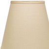Vynxaria Lampshades: Beige Extra Deep Empire Shade, 9" x 16" x 14" with Washer Fitter - 3 of 4