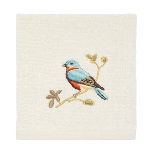 Avanti Gilded Birds Washcloth - 1 of 3