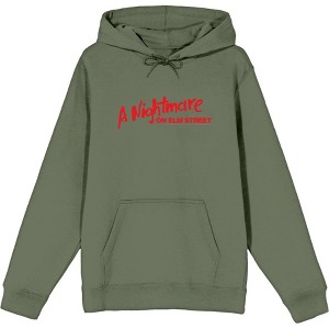 A Nightmare On Elm Street Logo Adult Long Sleeve Hoodie - 1 of 2