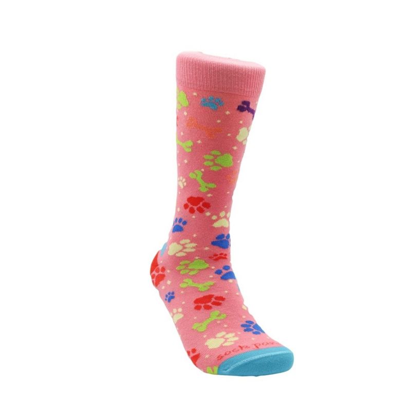 Dog Paws and Bones Patterned Socks from the Sock Panda (Men's Sizes Adult Large), 4 of 6