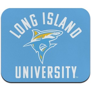 Long Island University Sharks Logo Low Profile Thin Mouse Pad - 1 of 2