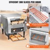 VEVOR Commercial Conveyor Toaster, 300 Slices/Hour Conveyor Belt Toaster, Heavy Duty Stainless Steel Commercial Toaster Oven - 4 of 4