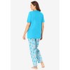 Dreams & Co. Plus Size Graphic Tee PJ Set - 3 of 4