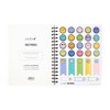 Yoobi SmileyWorld Journal 7"x9" Spiral with Elastic Band Yellow Smiley Trio - 2 of 4