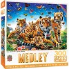 MasterPieces 300 Piece EZ Grip Puzzle - Tiger & Butterflies - 18"x24" - 2 of 4